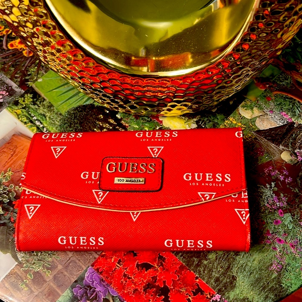 Guess Red Women's Clutch Bag